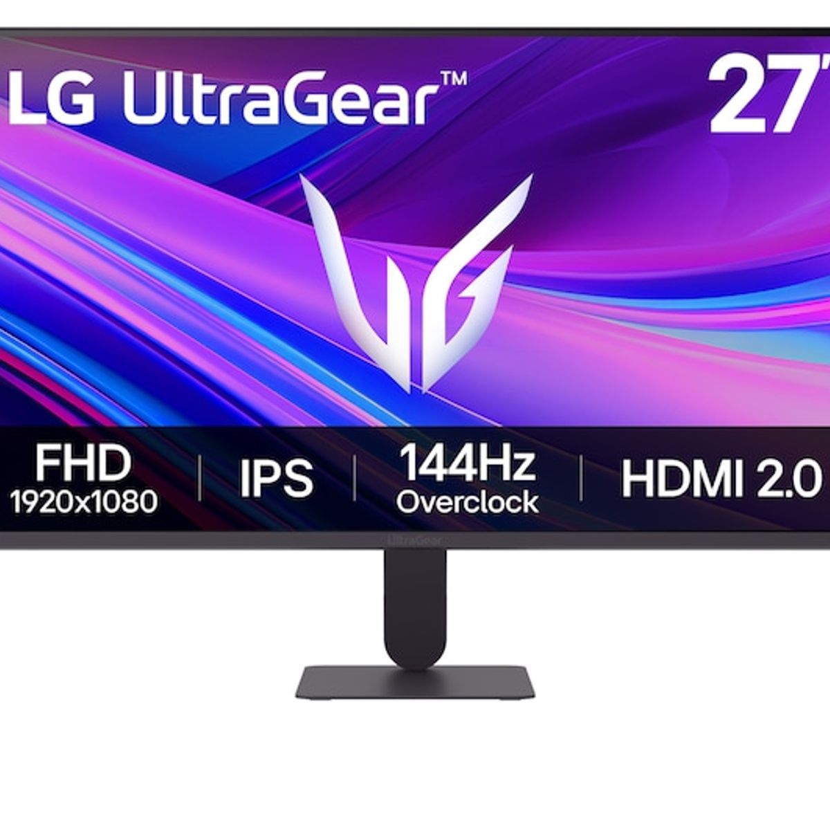 LG - Monitor para juegos LG UltraGear™ G4 de 27 pulgadas y 144 Hz con overclock FHD IPS - 27G411A compatible con NVIDIA G-SYNC® SRGB 99 % típico