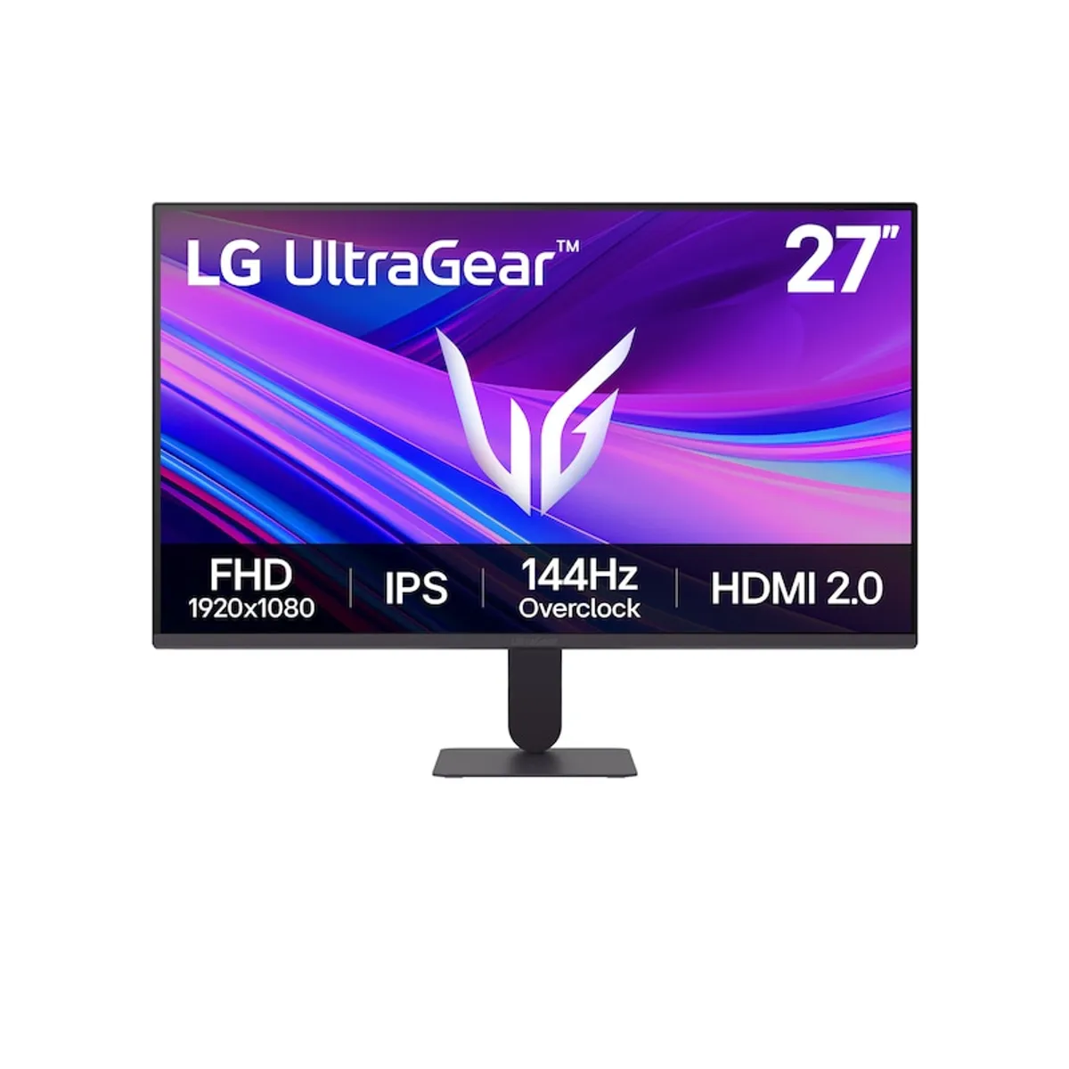 LG - Monitor para juegos LG UltraGear™ G4 de 27 pulgadas y 144 Hz con overclock FHD IPS - 27G411A compatible con NVIDIA G-SYNC® SRGB 99 % típico