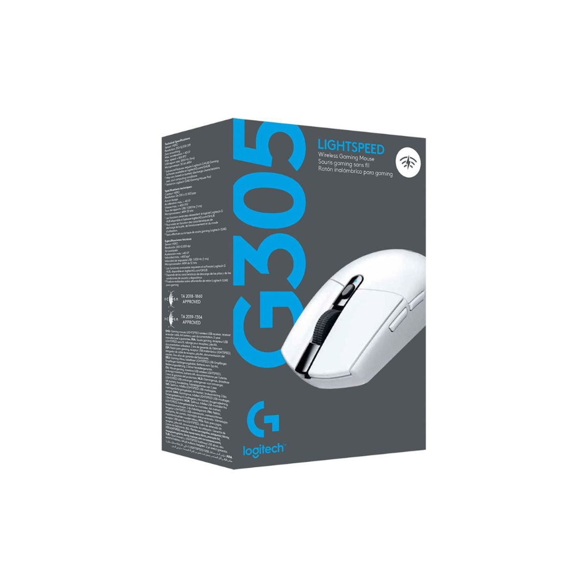 LOGITECH - MOUSE LOGITECH G305 LIGTHSPEED INALAMBRICO BLANCO