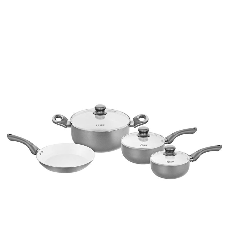 OSTER - Juego de Ollas 7 Piezas