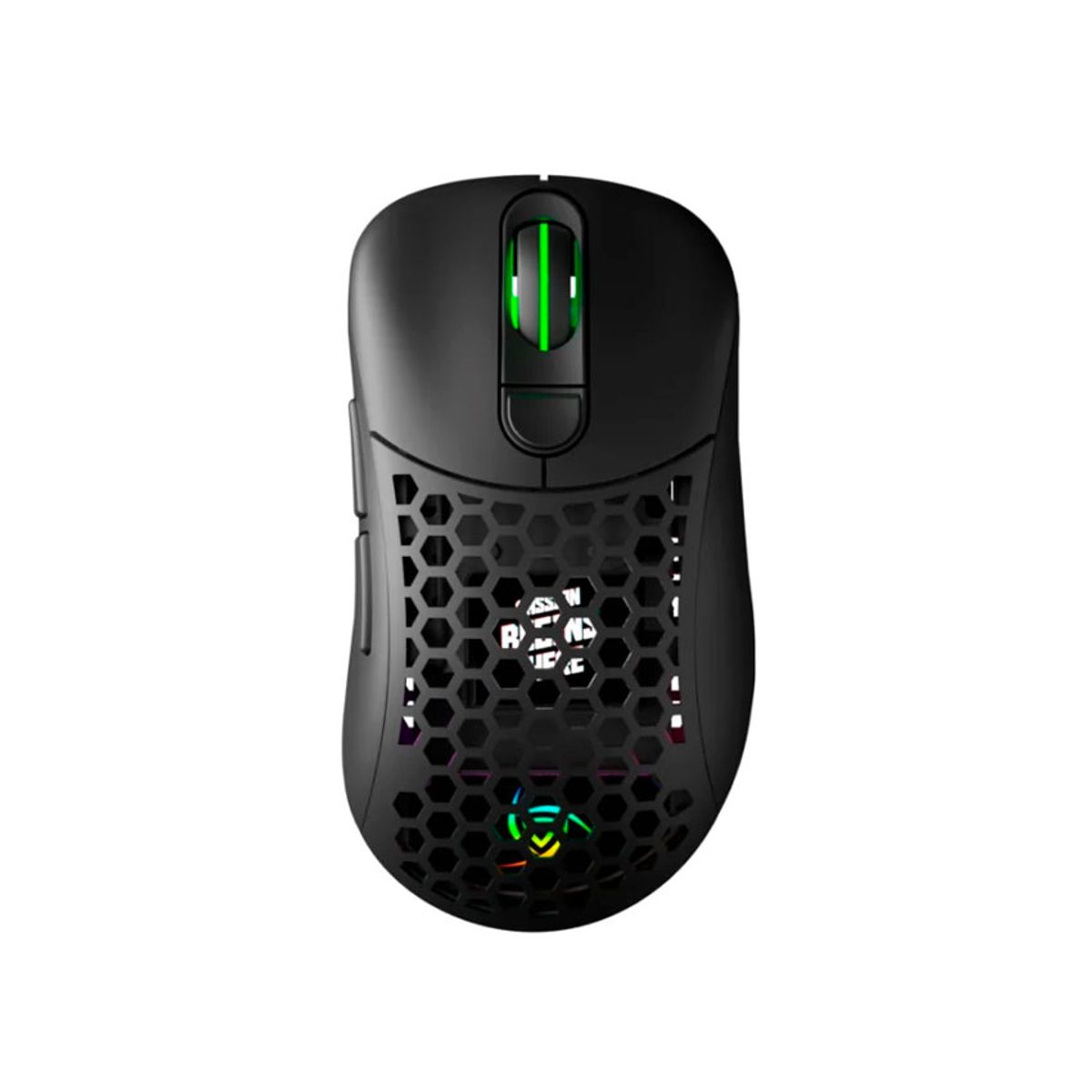 VSG - Mouse gamer de juego inalámbrico recargable VSG Aquila Fly Negro Mate 16,000 dpi Ultraliviano de 60g