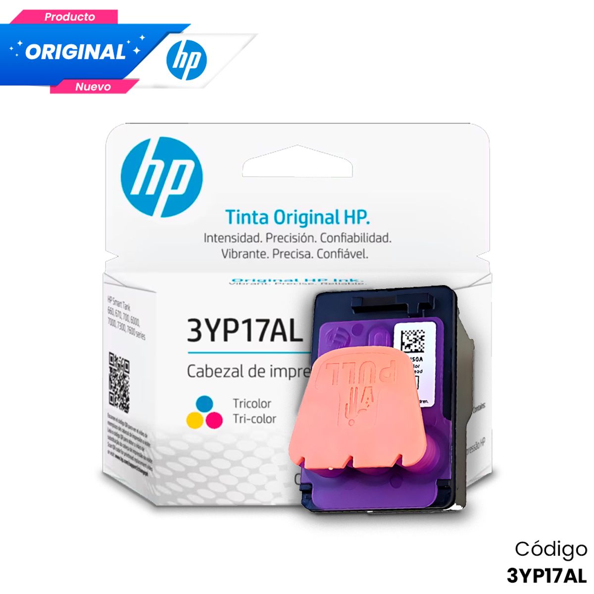 HP - Cabezal HP 3YP17AL Original Tricolor