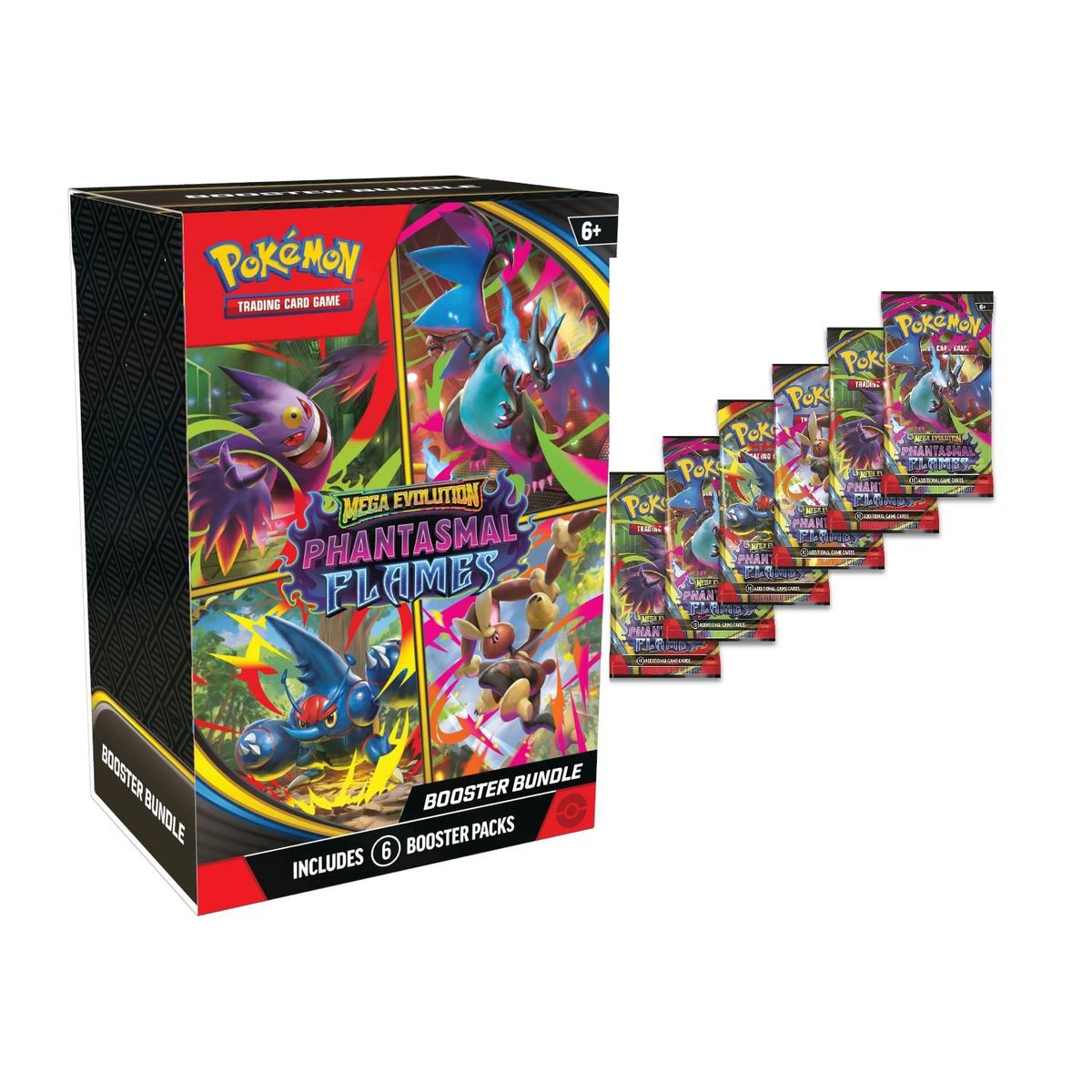 POKEMON - Pokemon TCG phantasmal flames Booster Bundle Español