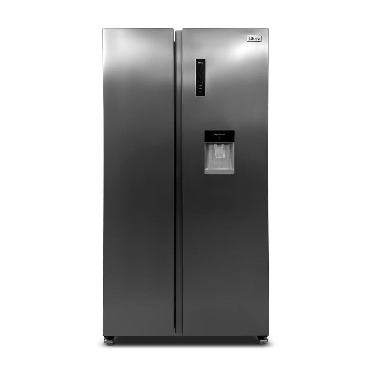 LIBERO - REFRIGERADORA SIDE BY SIDE LIBERO LSBS-552NFIW NO FROST 525L GRIS CON DISPENSADOR