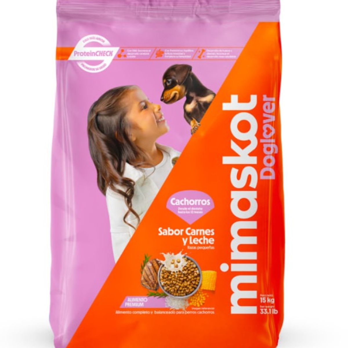 MIMASKOT - Alimento para Perro Cachorro Mimaskot Carnes Razas Pequeñas 15 Kg
