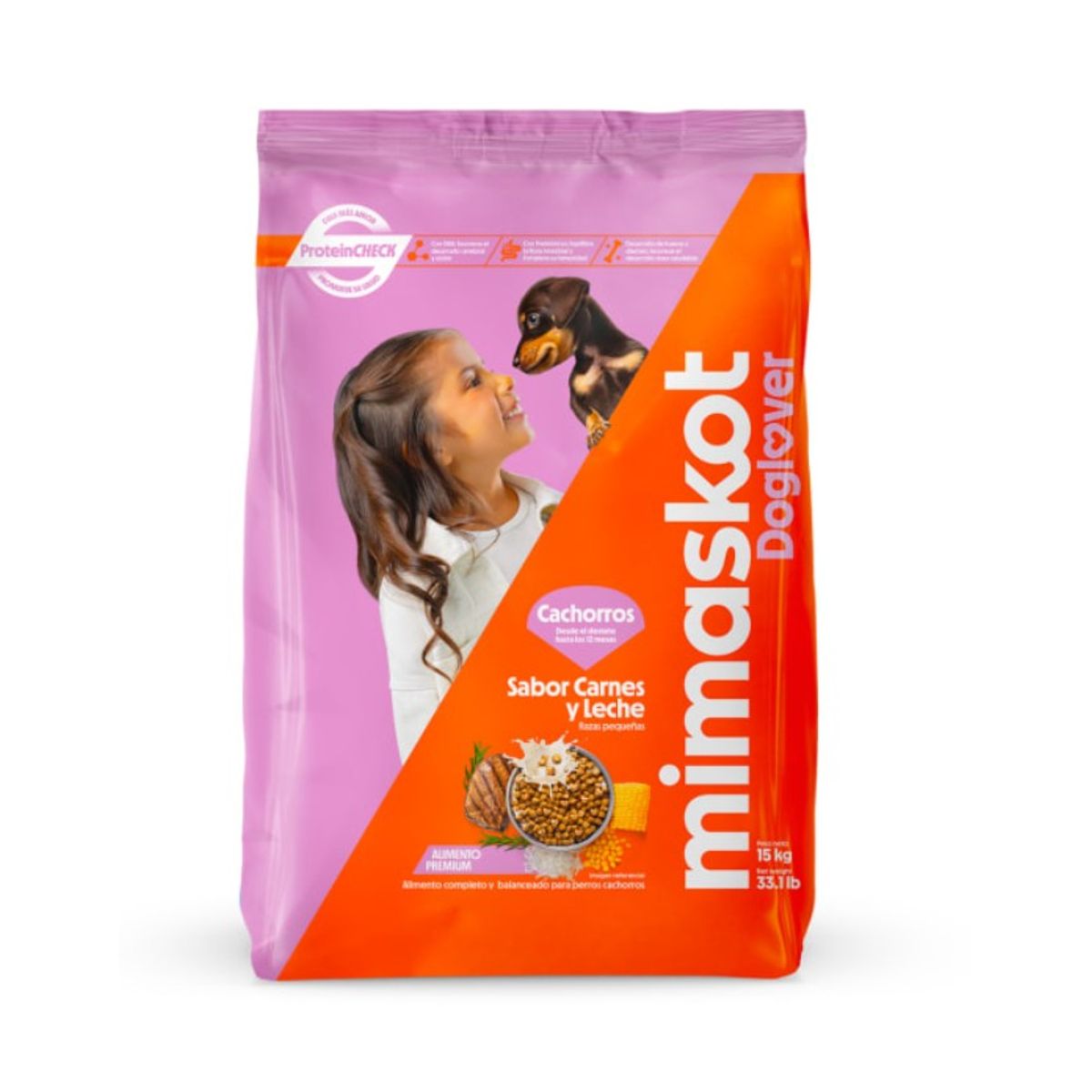 MIMASKOT - Alimento para Perro Cachorro Mimaskot Carnes Razas Pequeñas 15 Kg