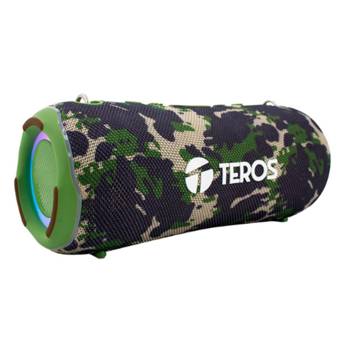 TEROS - Parlante Ultra TE-6046G, color verde militar camuflado, 40 W