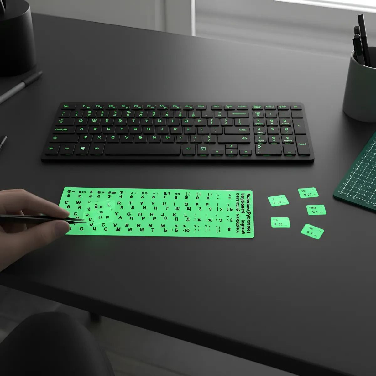 GENERICO - Adhesivos Luminosos Para Teclado De Laptop O Pc español