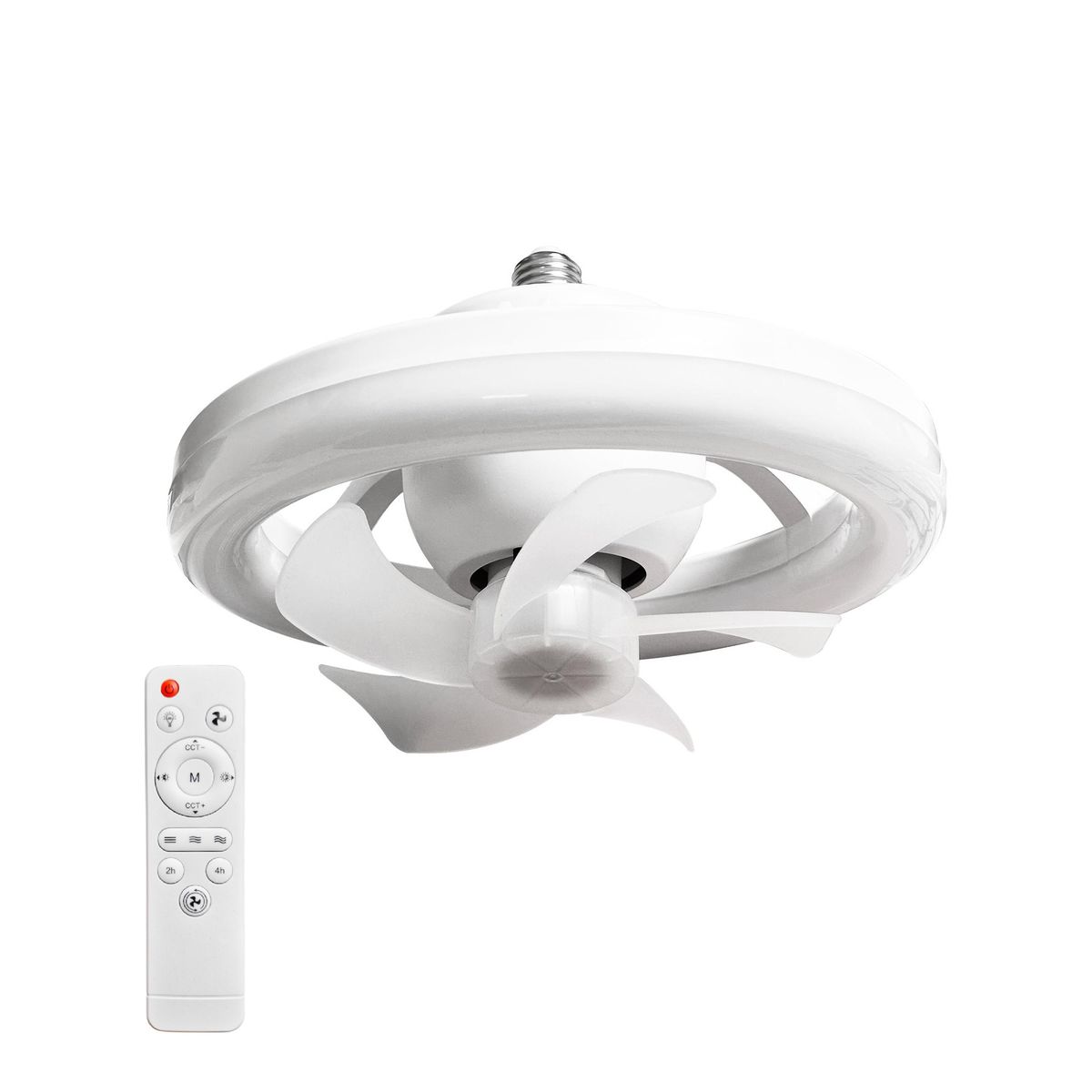 HOME LIGHT - Foco Led Ventilador Giratorio 360º 24W Tricolor Home Light