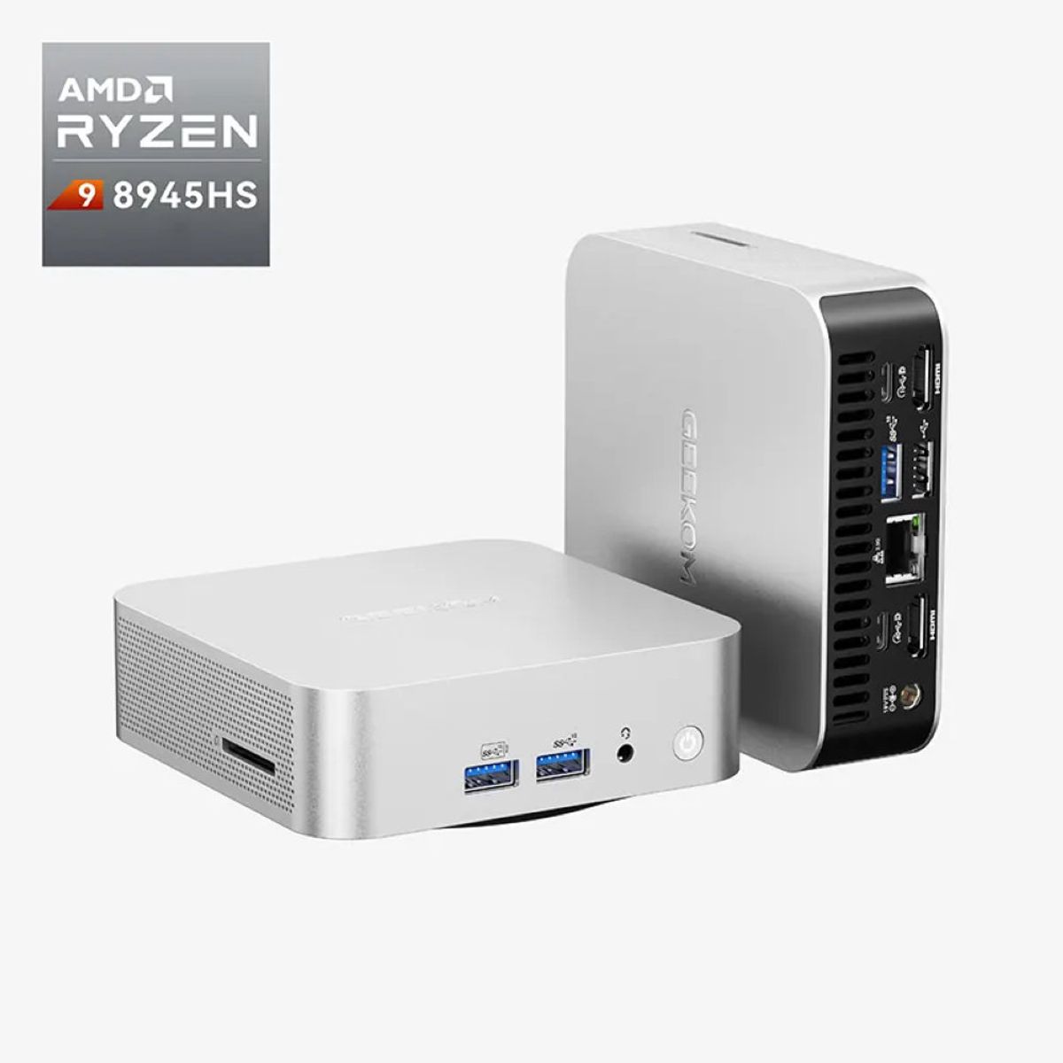 RYZEN - Mini PC Geekom A8 Ryzen 9 8945HS 32GB RAM 2TB SSD Win Pro 11