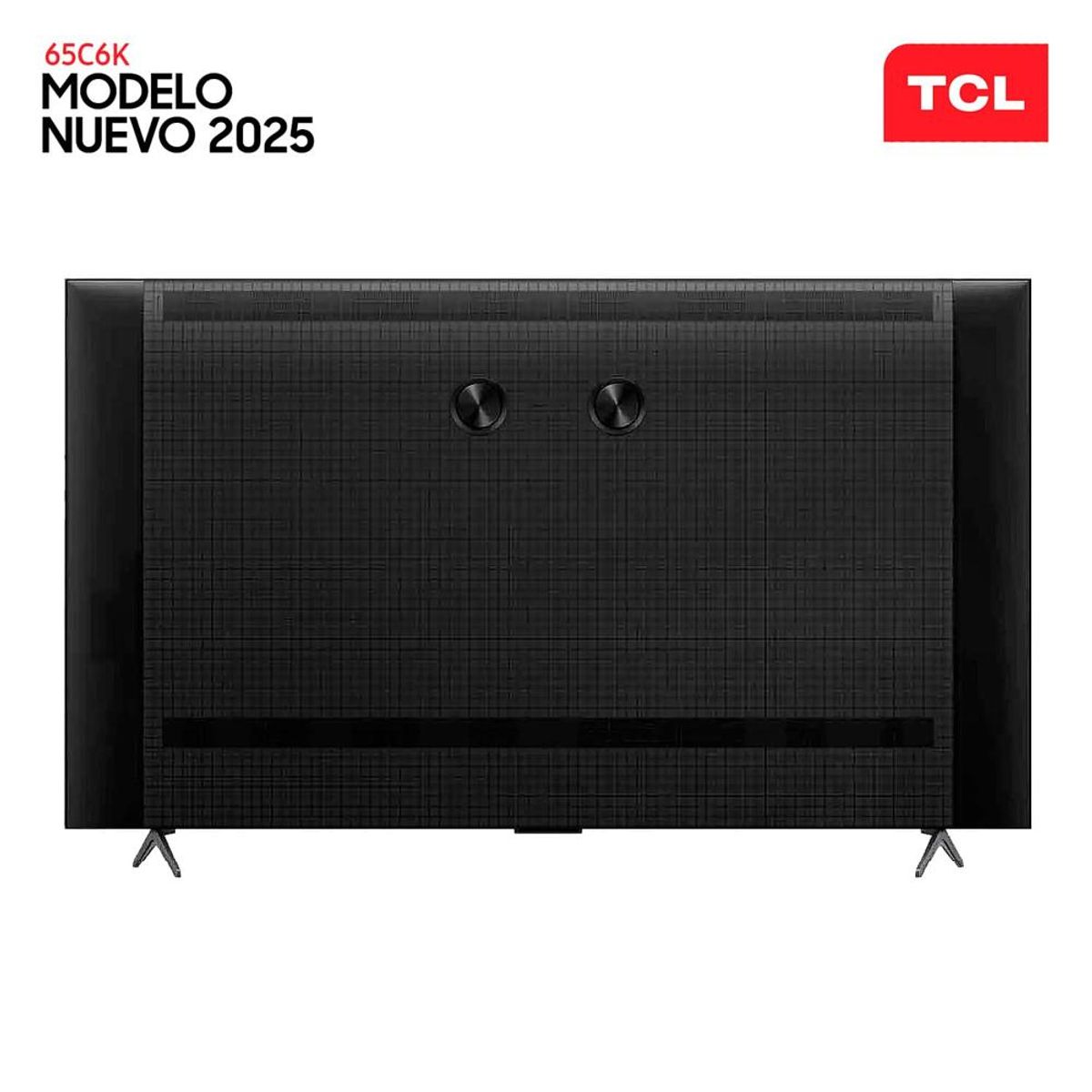 TCL - Televisor TCL 65" 4K QD Mini LED Google TV 65C6K 2025