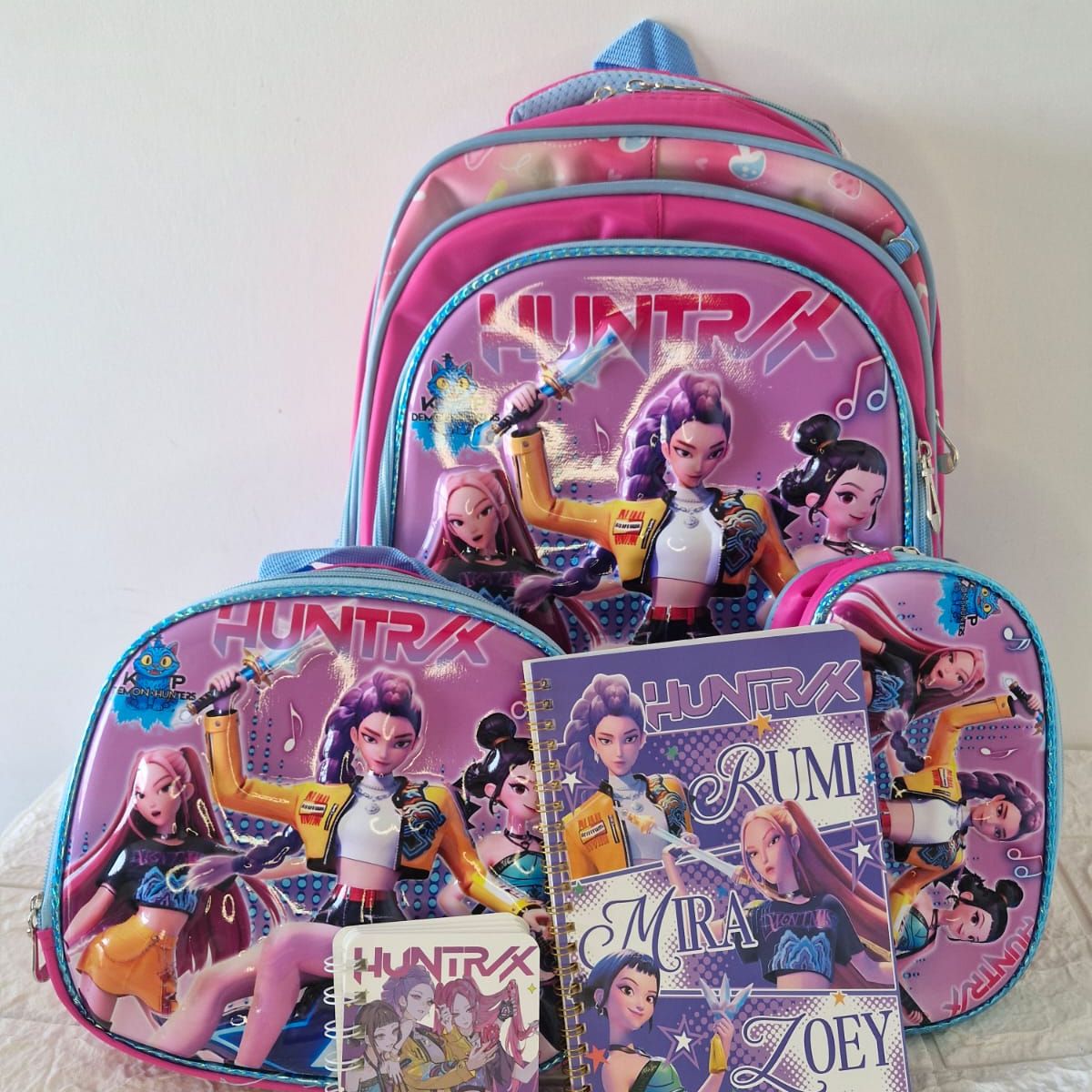 GENERICO - Set Mochila Kpop Las Guerreras K-pop Huntrix Cazadoras de demonios