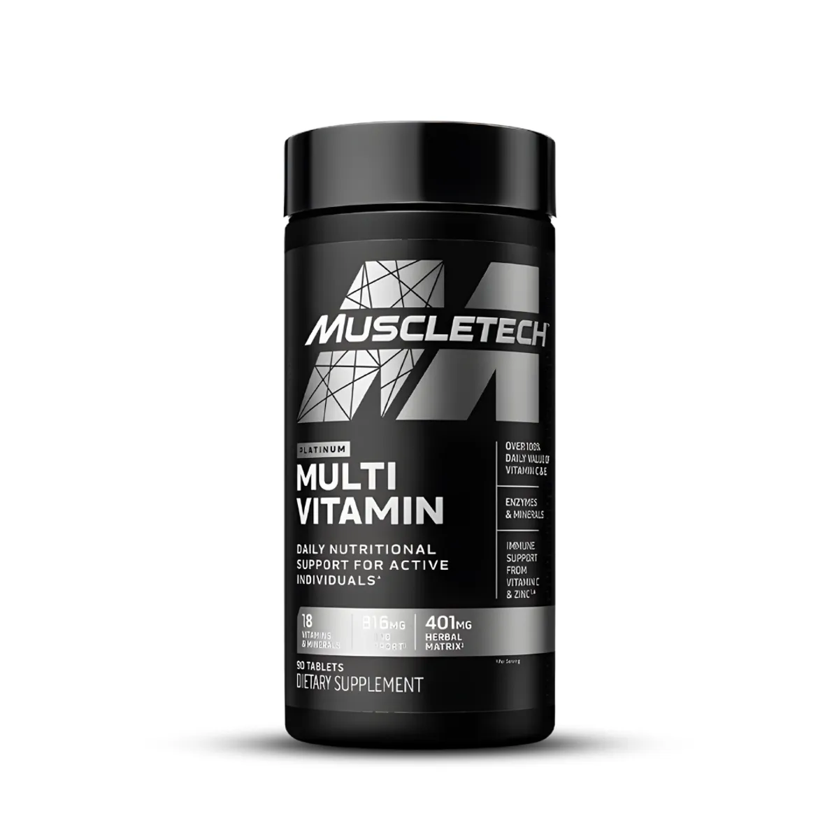 Muscletech - Platinum Multivitaminico Muscletech - Vitaminas y Minerales Muscletech 90 Tabletas