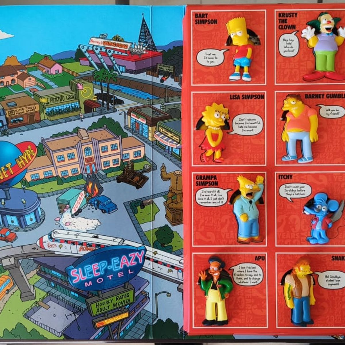 GENERICO - ALBUM SIMPSONS SPRINGFIELD 20 ANIVERSARIO (AUSTRALIA)