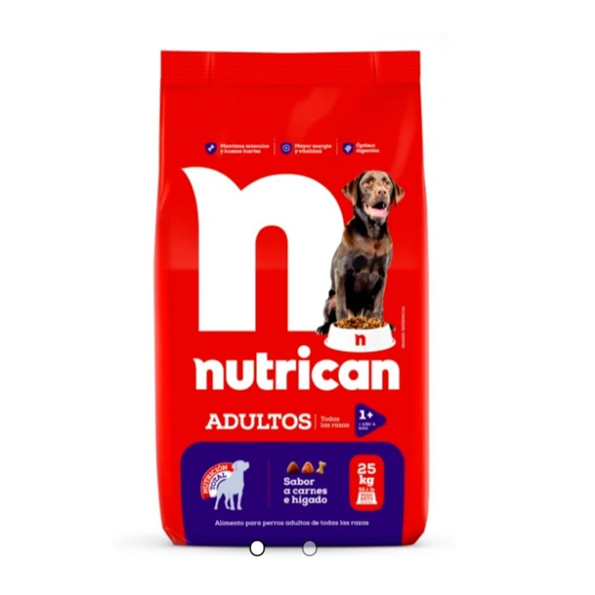 MIMASKOT - Alimento para Perro Adulto Nutrican Carnes Nutrición Total 25 Kg