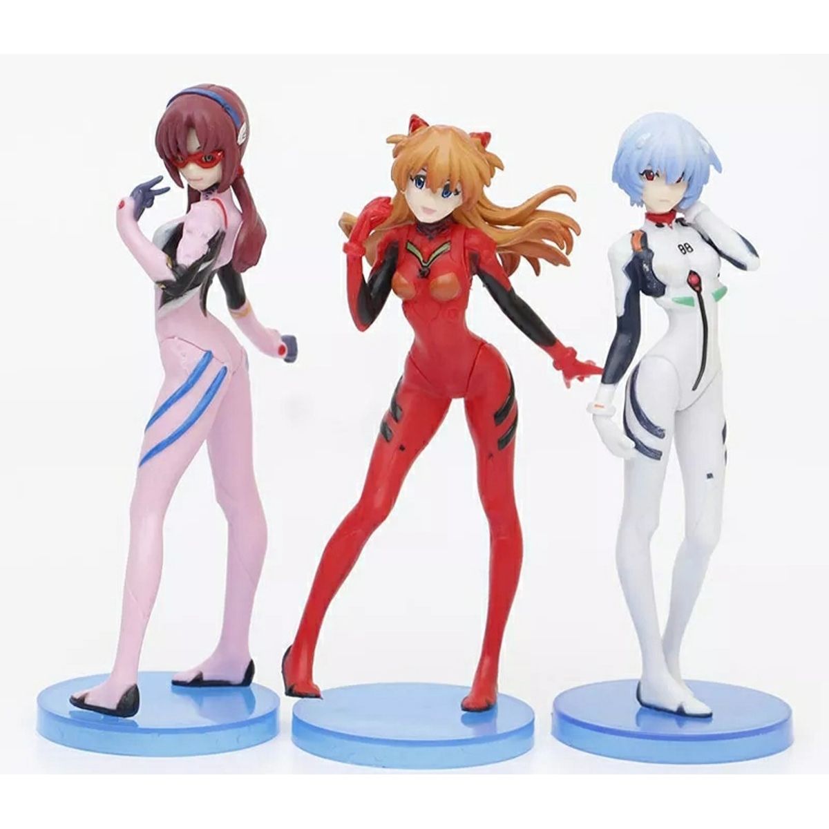GENERICO - SET EVANGELION ASUKA LANGLEY REI AYANAMI MARI ILLUSTRIOUS