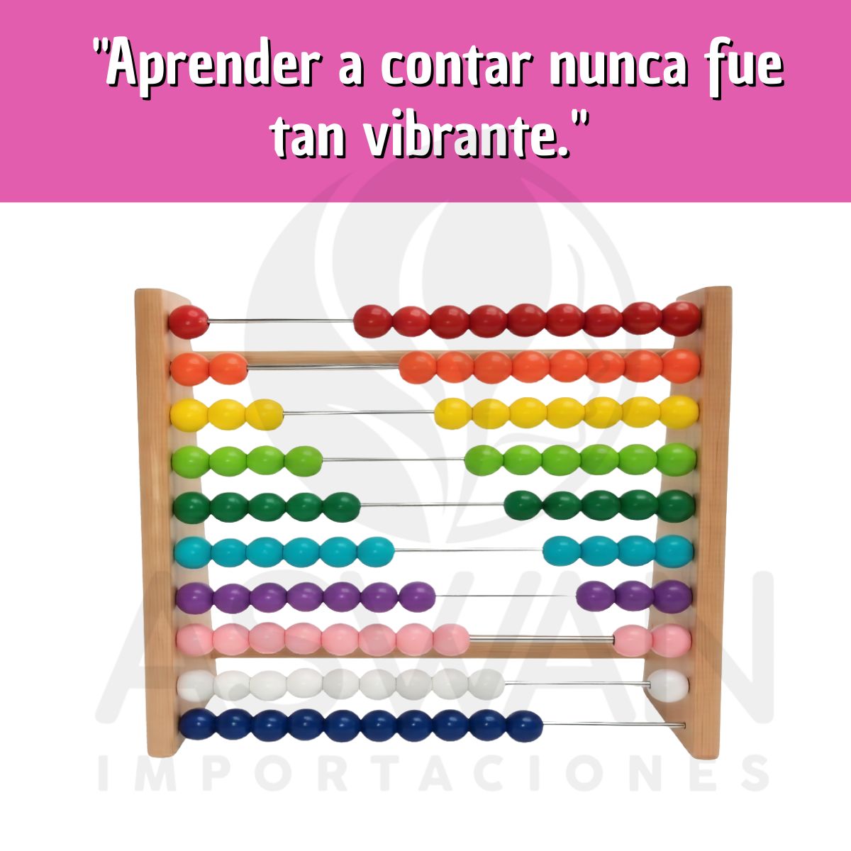 GENERICO - Juego Abaco Boulier Multicolor