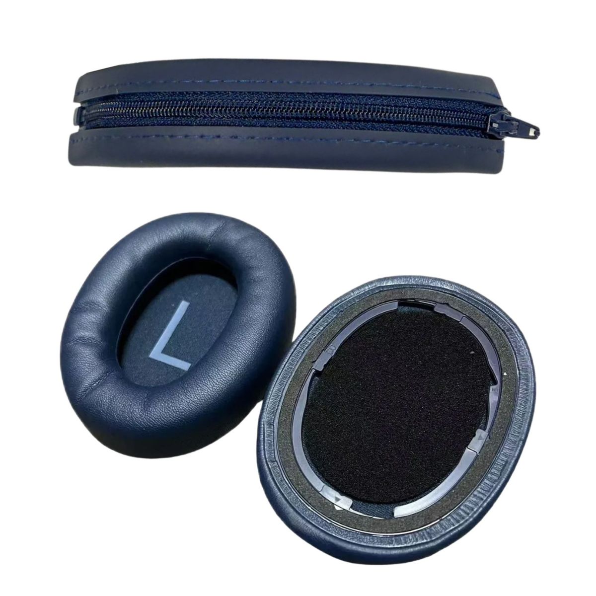 GENERICO - Almohadillas Y Cobertor De Silicona Para Audífonos Qcy H3 ANC Azul