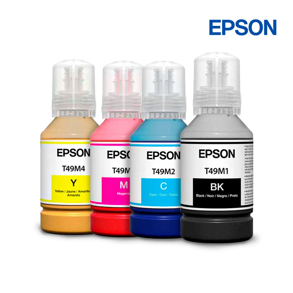 EPSON - Kit Tinta Epson T49M Original Negro Cian Magenta Amarillo