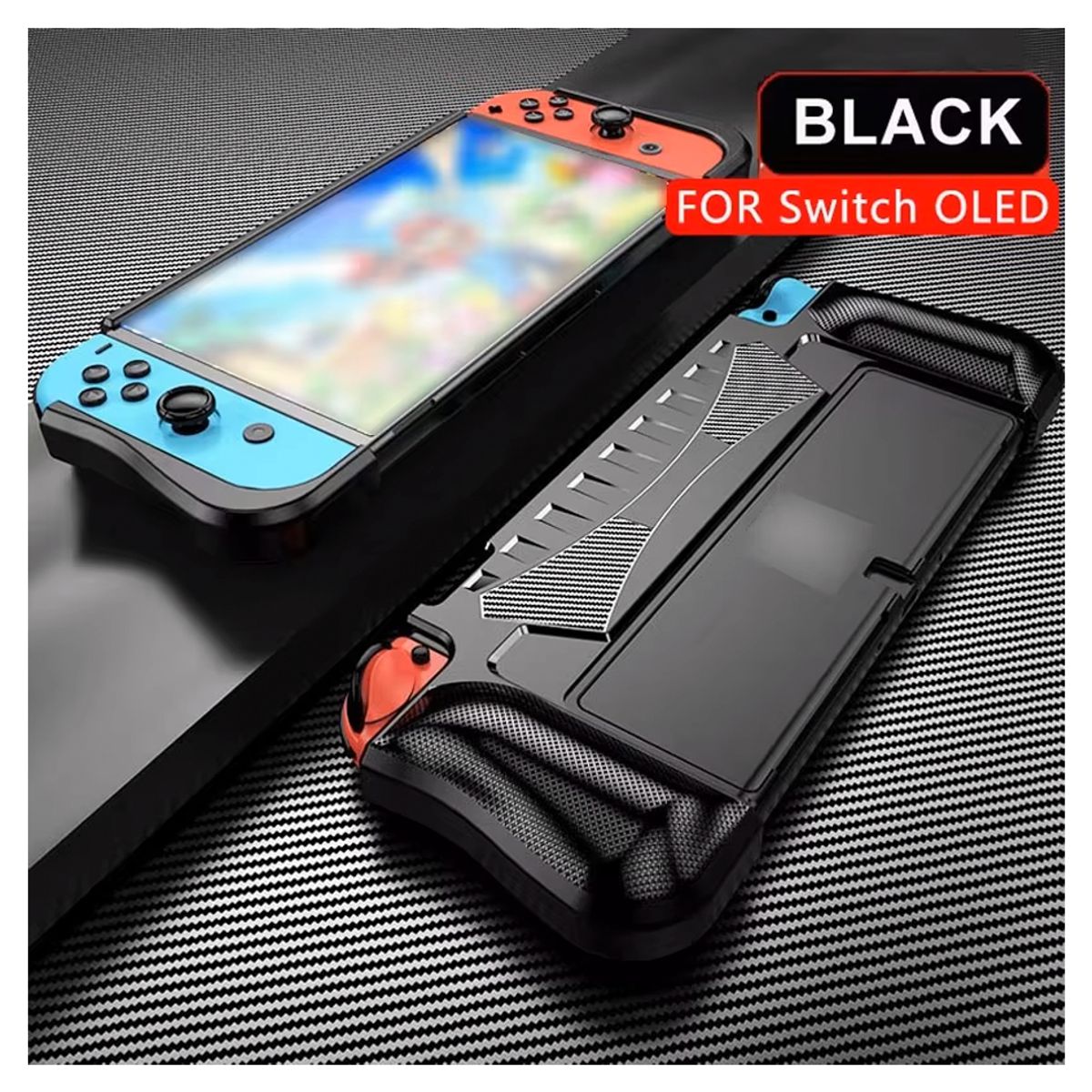 GENERICO - Funda protector para nintendo switch oled diseño ergonomico