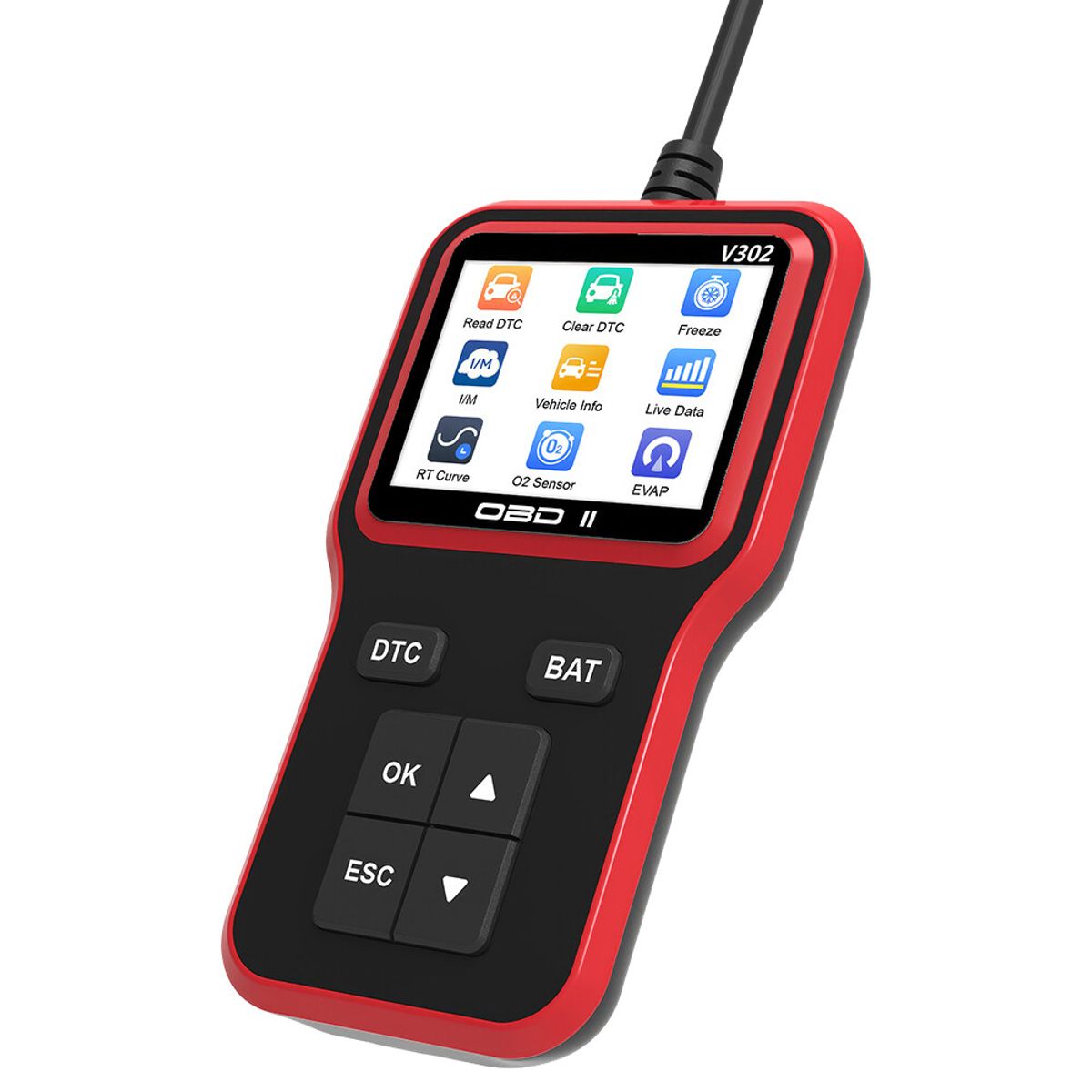 OEM - Escáner OBD2 Completo Diagnóstico Fácil Códigos Datos en Vivo IM EVAP Pantalla a Color