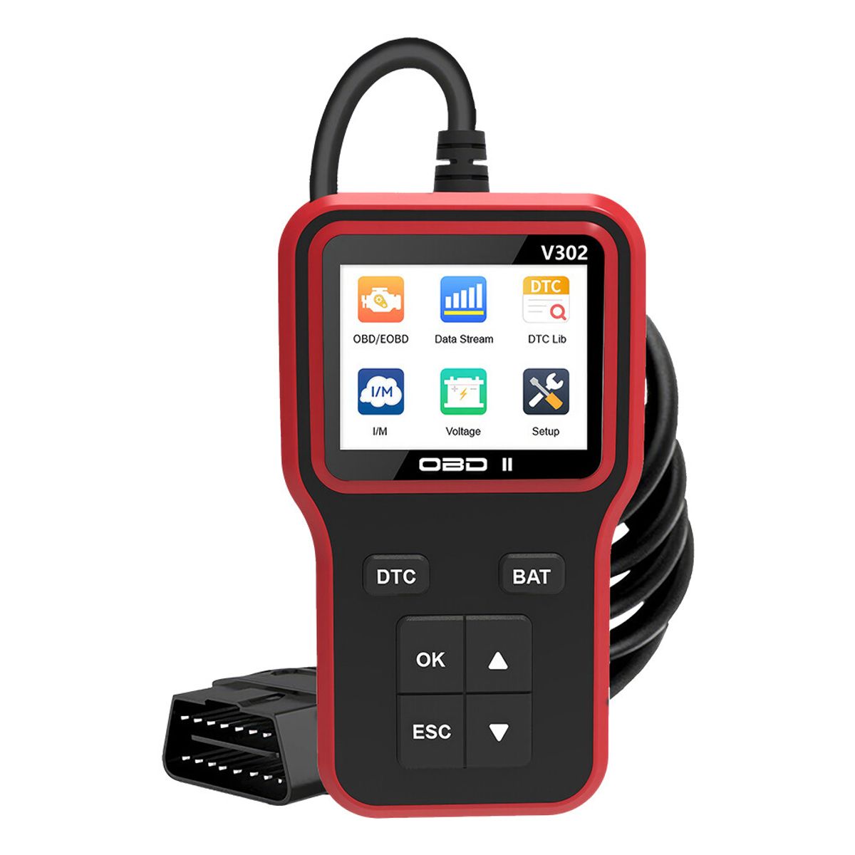 OEM - Escáner OBD2 Completo Diagnóstico Fácil Códigos Datos en Vivo IM EVAP Pantalla a Color