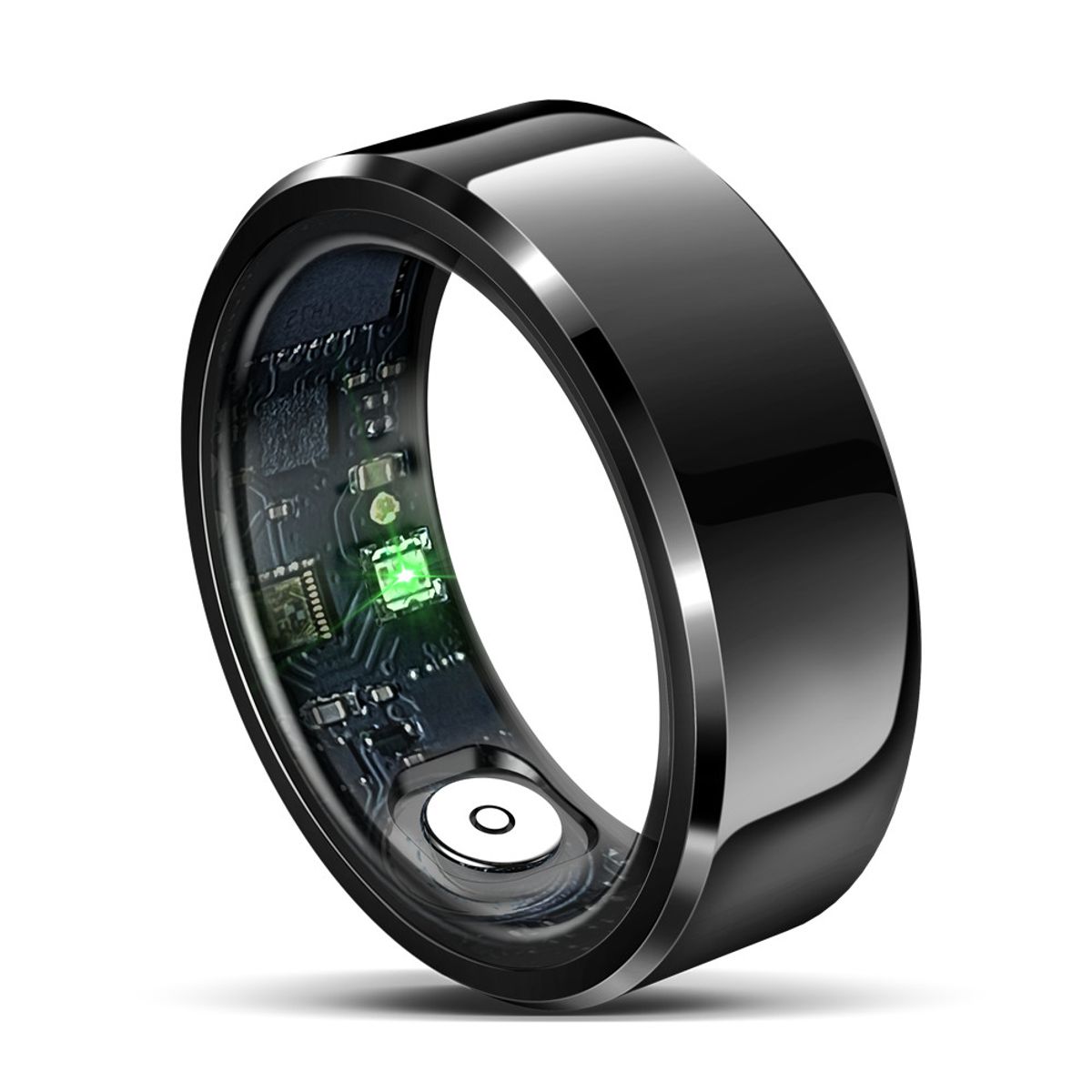 FUTURIA - Smart Ring  Anillo Inteligente de Salud y Deporte Talla #7 Color Negro