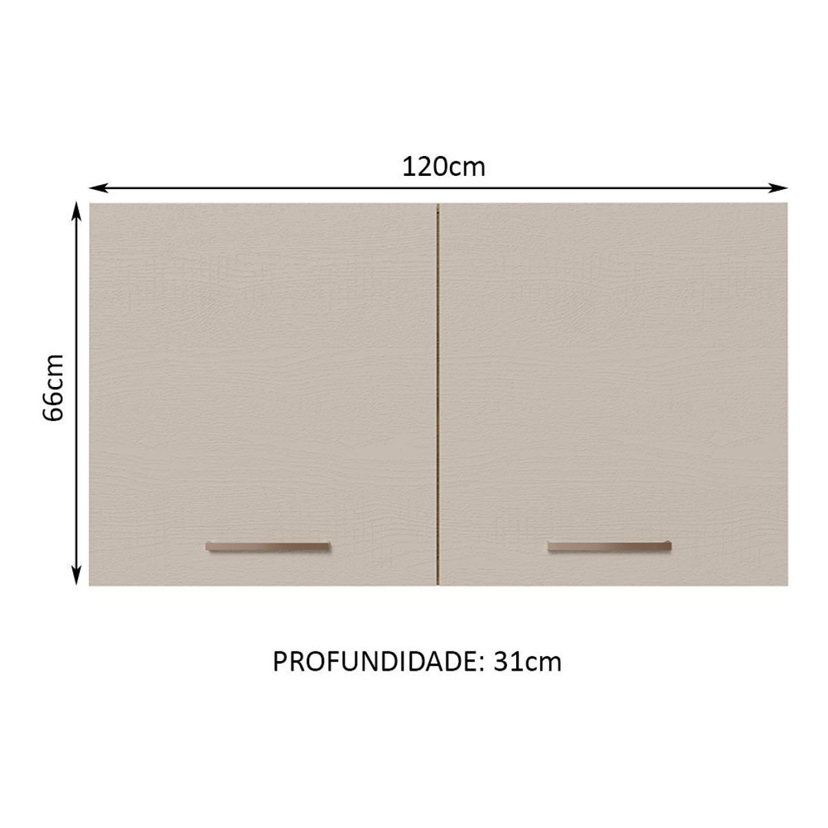 MADESA - Gabinete Superior de Almacenamiento para Garaje Multiuso 120 cm MarrónCrema