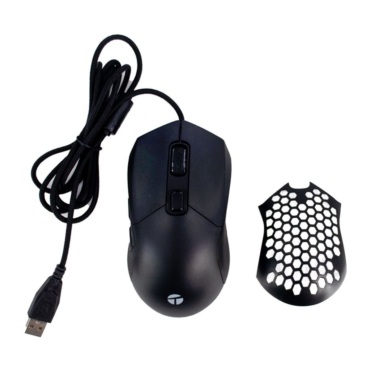 TEROS - Mouse Gamer Teros TE-1232G, Dpi Hasta 7200, Rgb, 7 Botones Negro