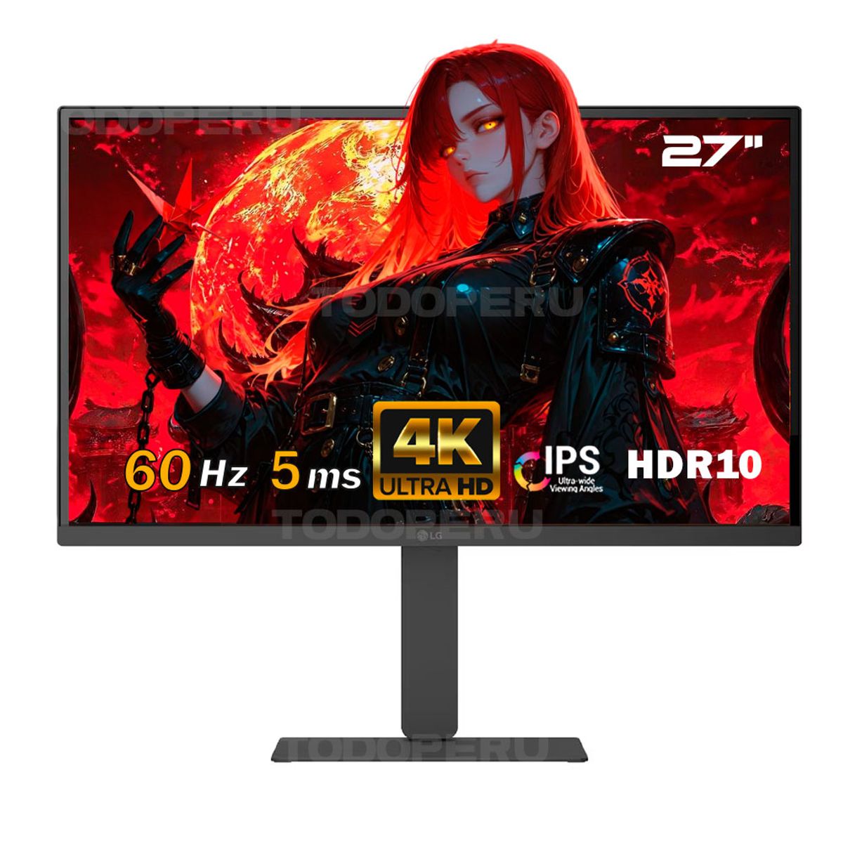 LG - MONITOR LG 27U730A-B 274K UHDIPS60HZHDMIX2DPHEADPHONES-OUT 3-POLOS SOLO SONIDO