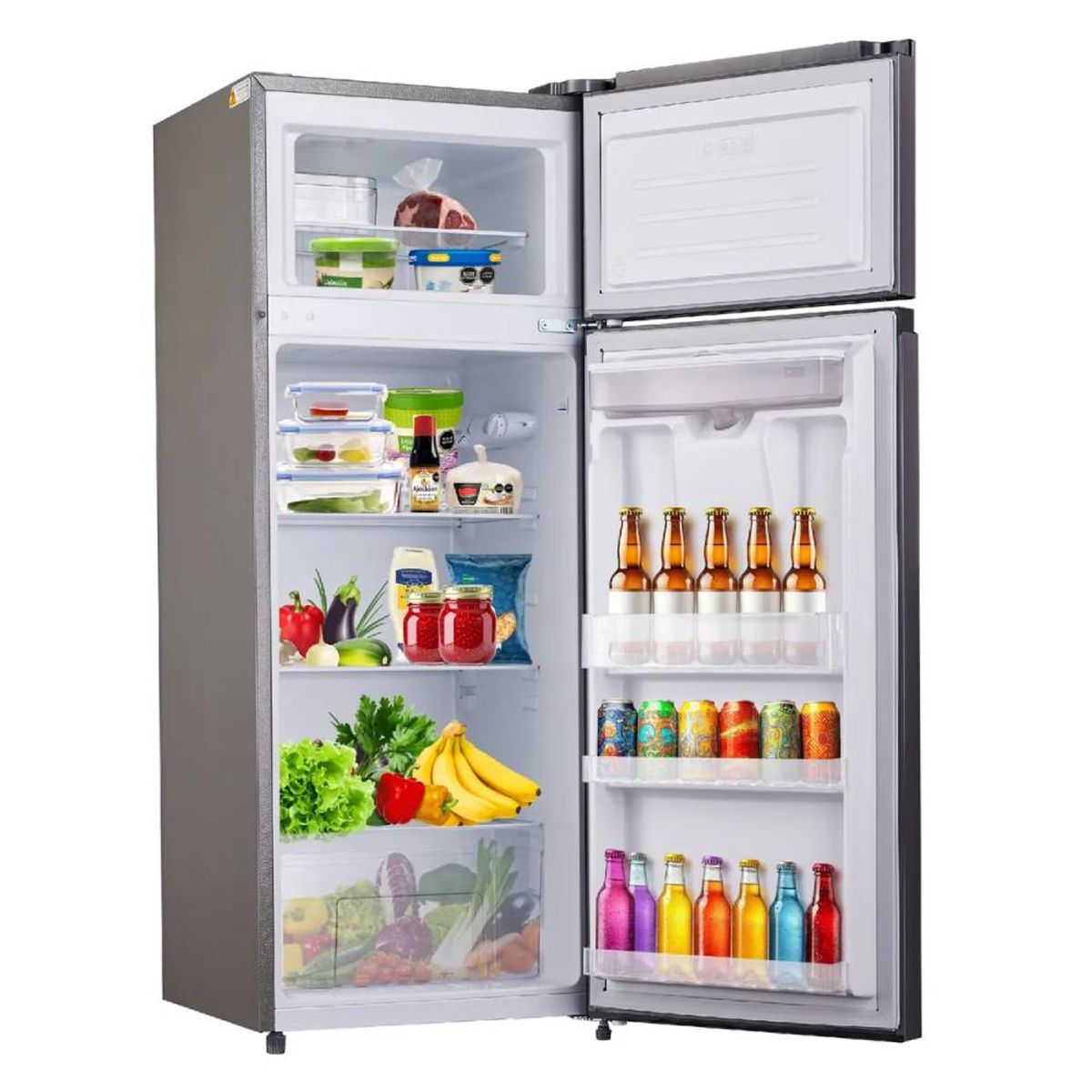 OSTER - Refrigerador con congelador frost DFKE211SD