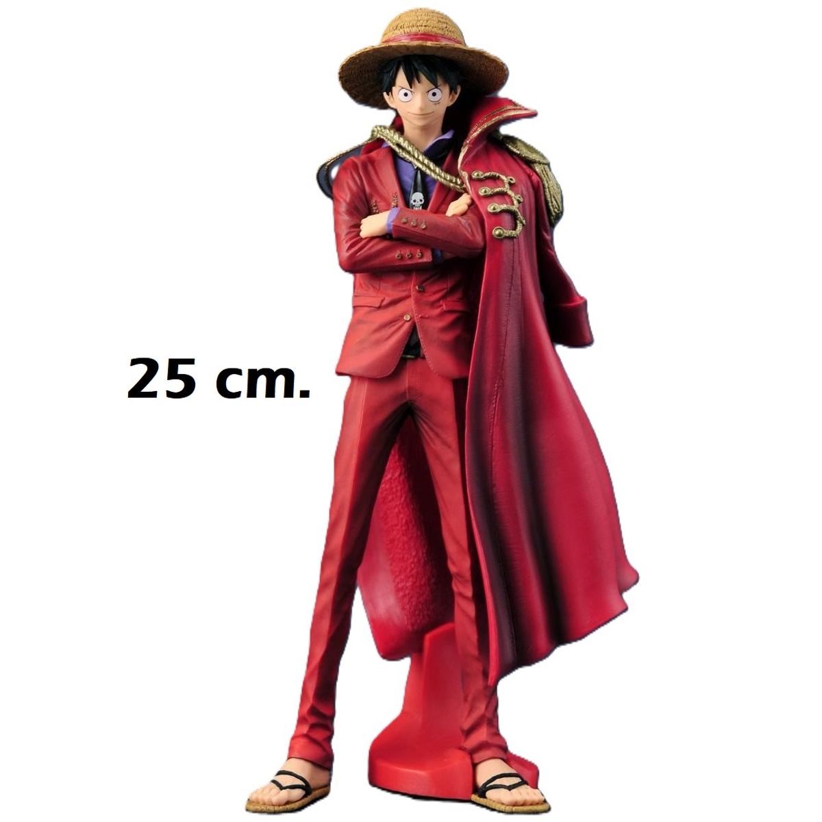 GENERICO - ONE PIECE - LUFFY CAPITAN ROJO