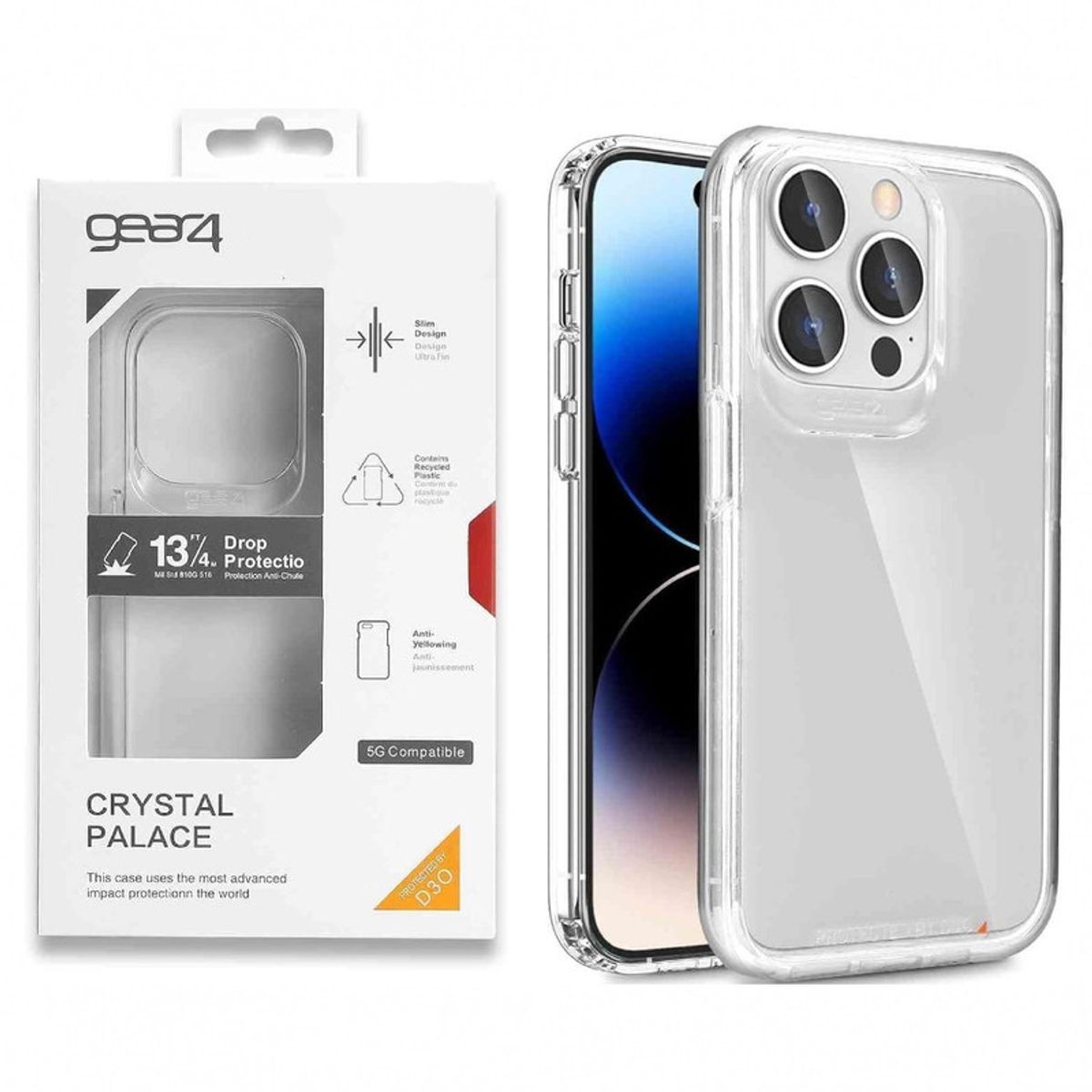 GEAR - Case Gear4 Transparente Crystal Palace - Iphone 15
