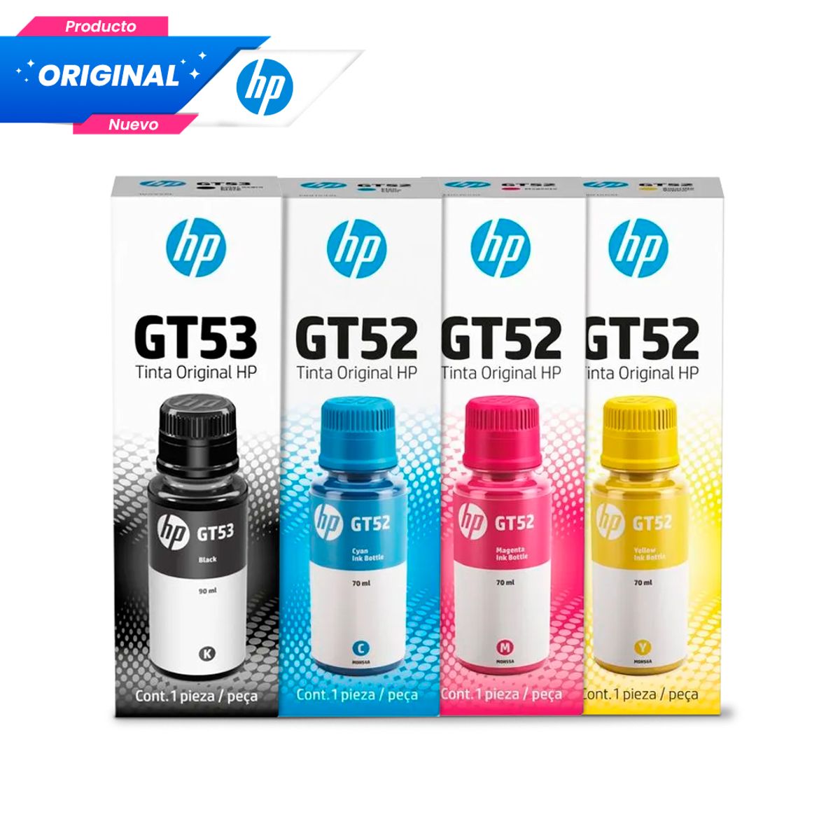 HP - Kit Tinta HP GT52 GT53 Original