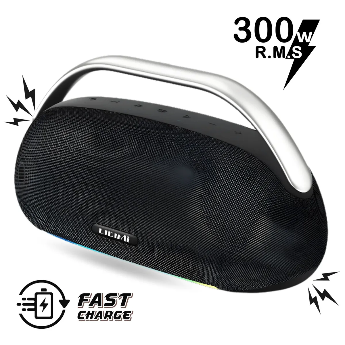 LIDIMI - Parlante Bluetooth Lidimi 300W LD-S690 Extra Bass USB IPX6