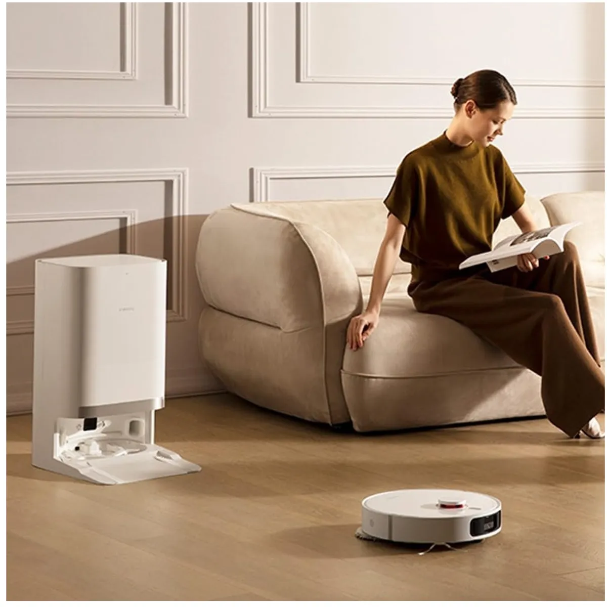 XIAOMI - Robot Aspirador xiaomi Vacum x20 plus Autolimpieza automatica 6000Pa