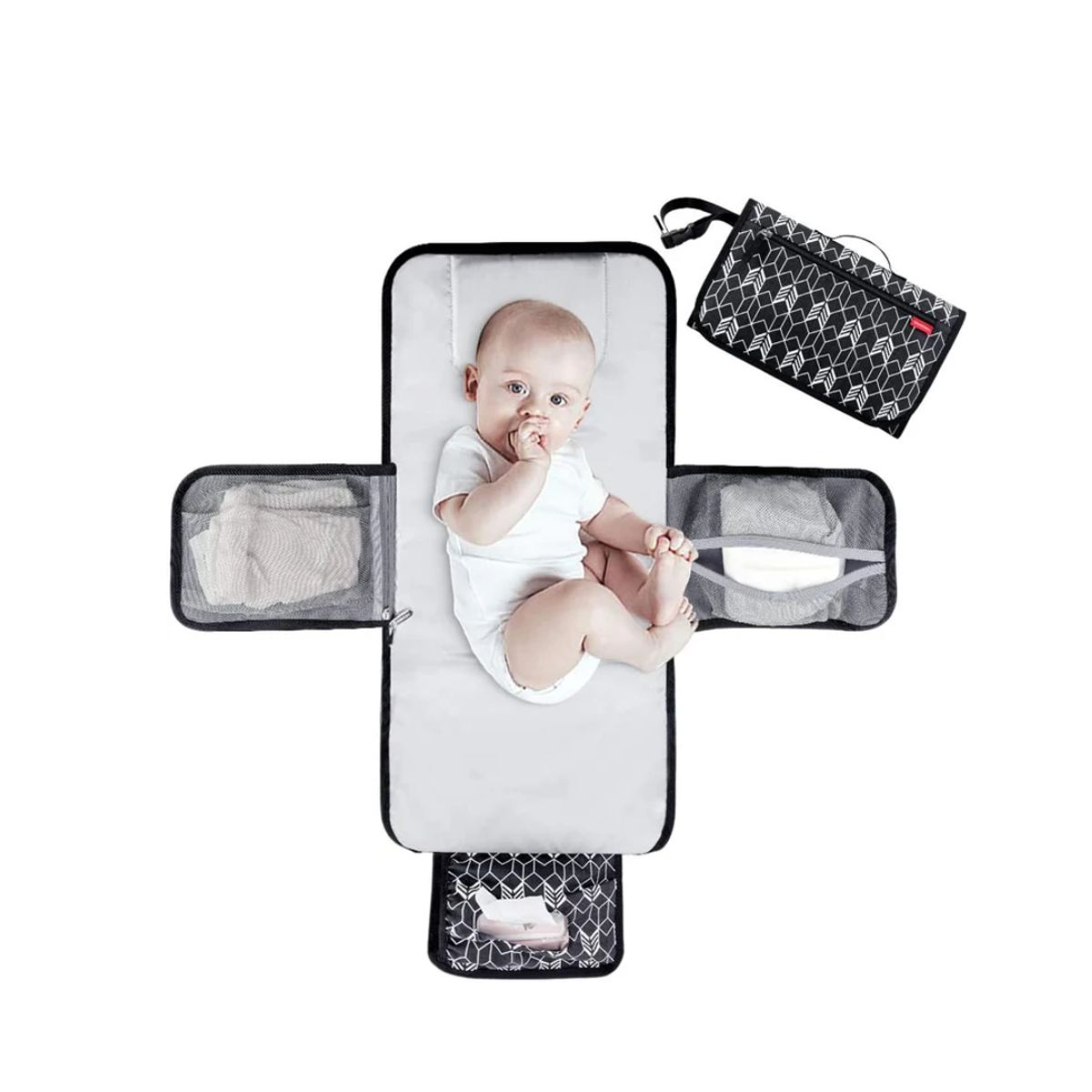 GENERICO - CAMBIADOR DE PAÑALES PARA BEBÉ PORTÁTIL