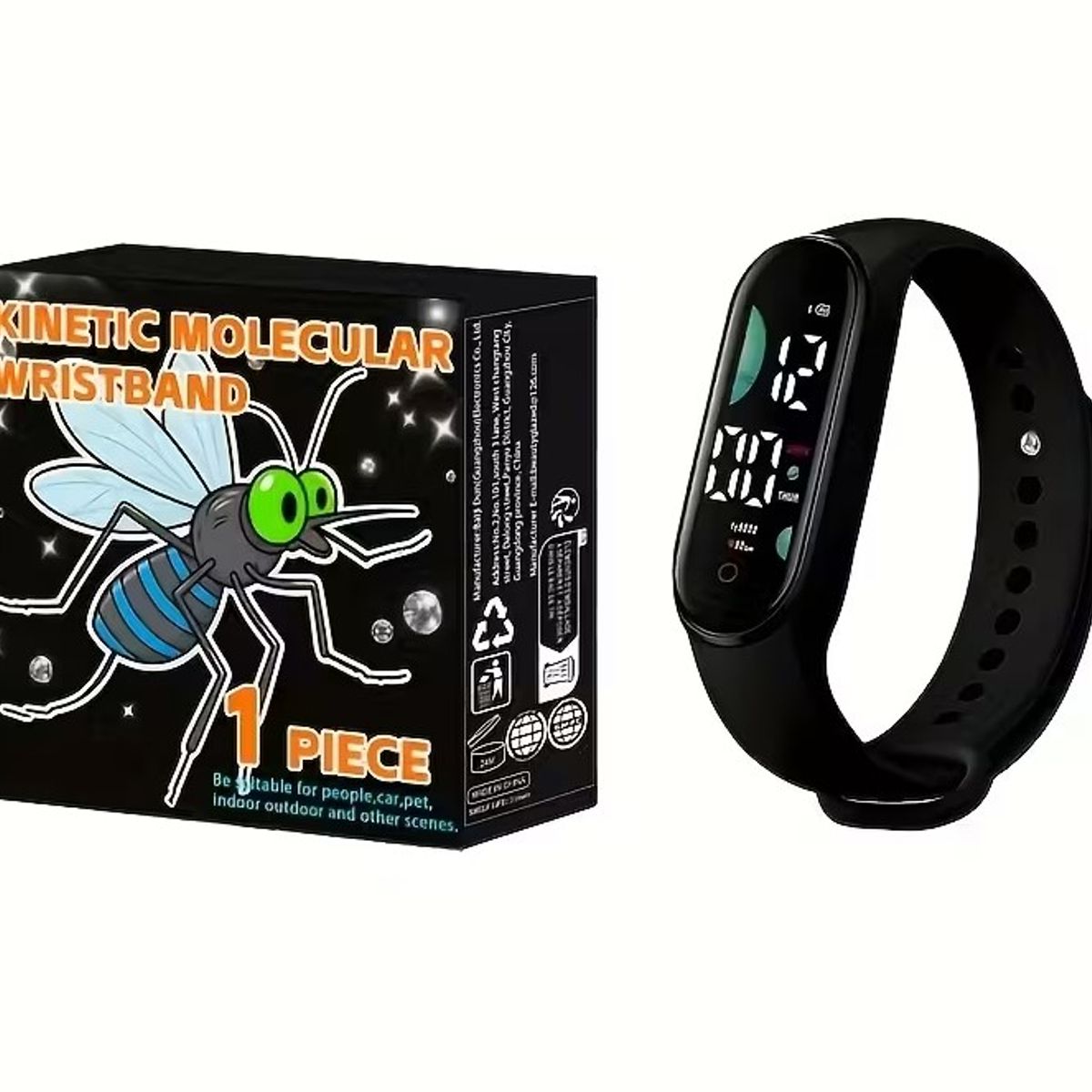 GENERICO - Pulsera Repelente de Mosquitos Unisex Reloj Brazalete Tecnologia Molecular