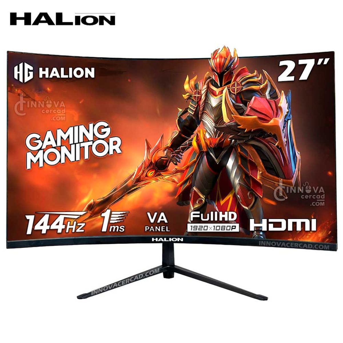 HALION - Monitor Halion Gaming HS 2703FC, 27" VA, Full HD 1920 x 1080, 144Hz, 1ms, HDMI