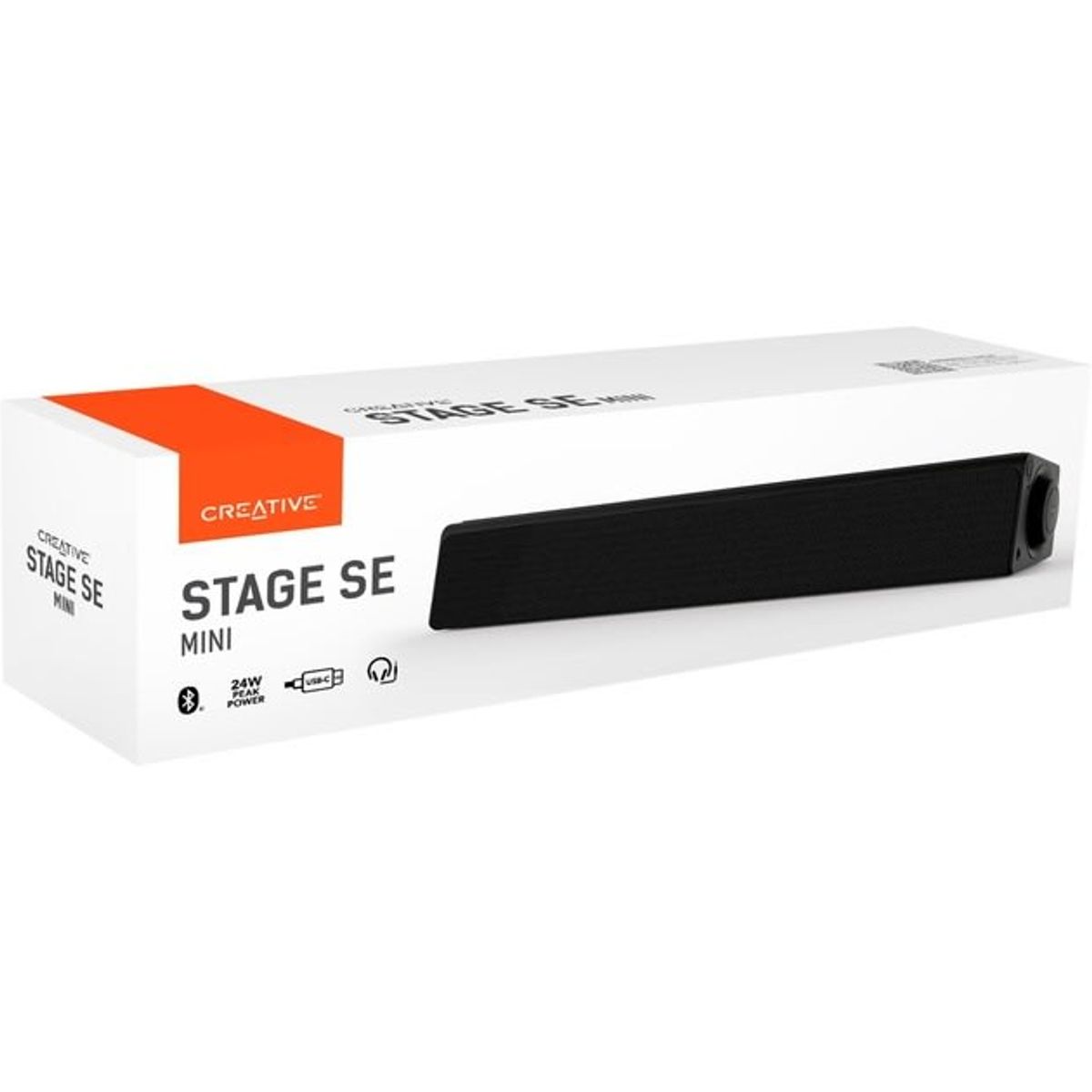CREATIVE - Parlante Creative Sound Bar Stage SE Mini 12W24W Bluetooth USB-C