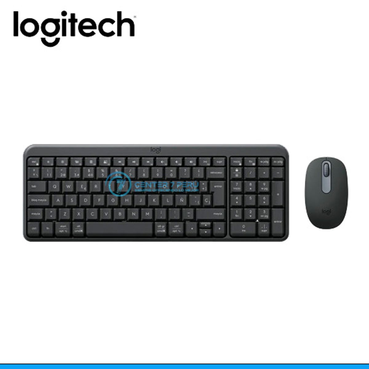 LOGITECH - TECLADO LOGITECH + MOUSE MK250 BLUETOOTH SP BLACK
