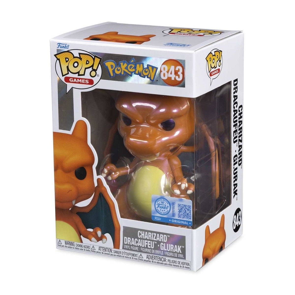 FUNKO - Funko Pop Charizard 843 Pokémon Games - Original Perú