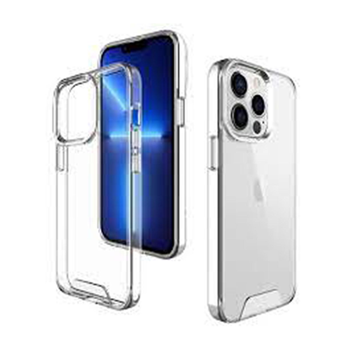 CASE - Case funda space  iphone 17 anticaida transparente