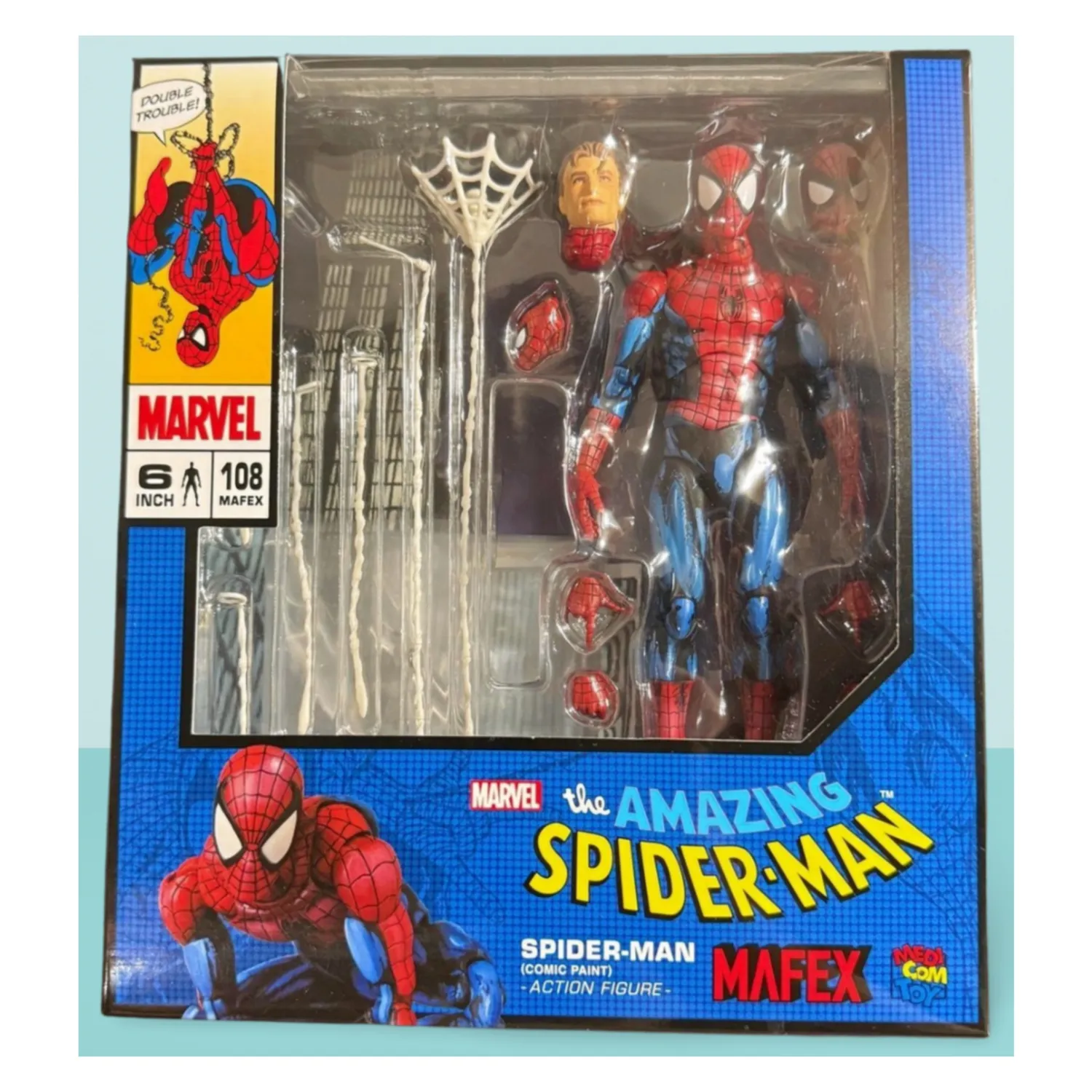 The Amazing SpiderMan MAFEX 108 Spider-Man Comic Paint MARVEL