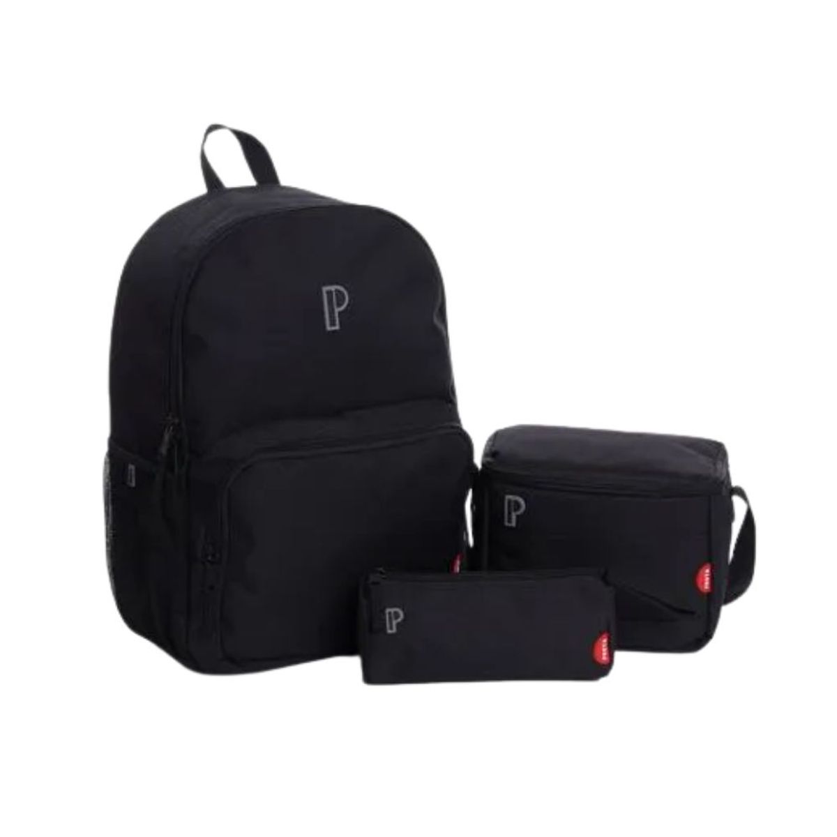 PORTA - TRIPACK MOCHILA PORTA PORTAMAR 3 PIEZAS MOCHILA LONCHERA Y CARTUCHERA