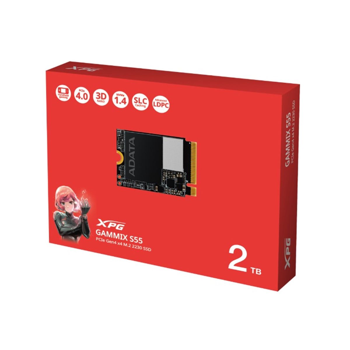 VARIOS - Ssd M2 Xpg Gammix S55 2Tb Pcie 4.0 Alta Velocidad F2230 Para Gaming Y Almacenamiento