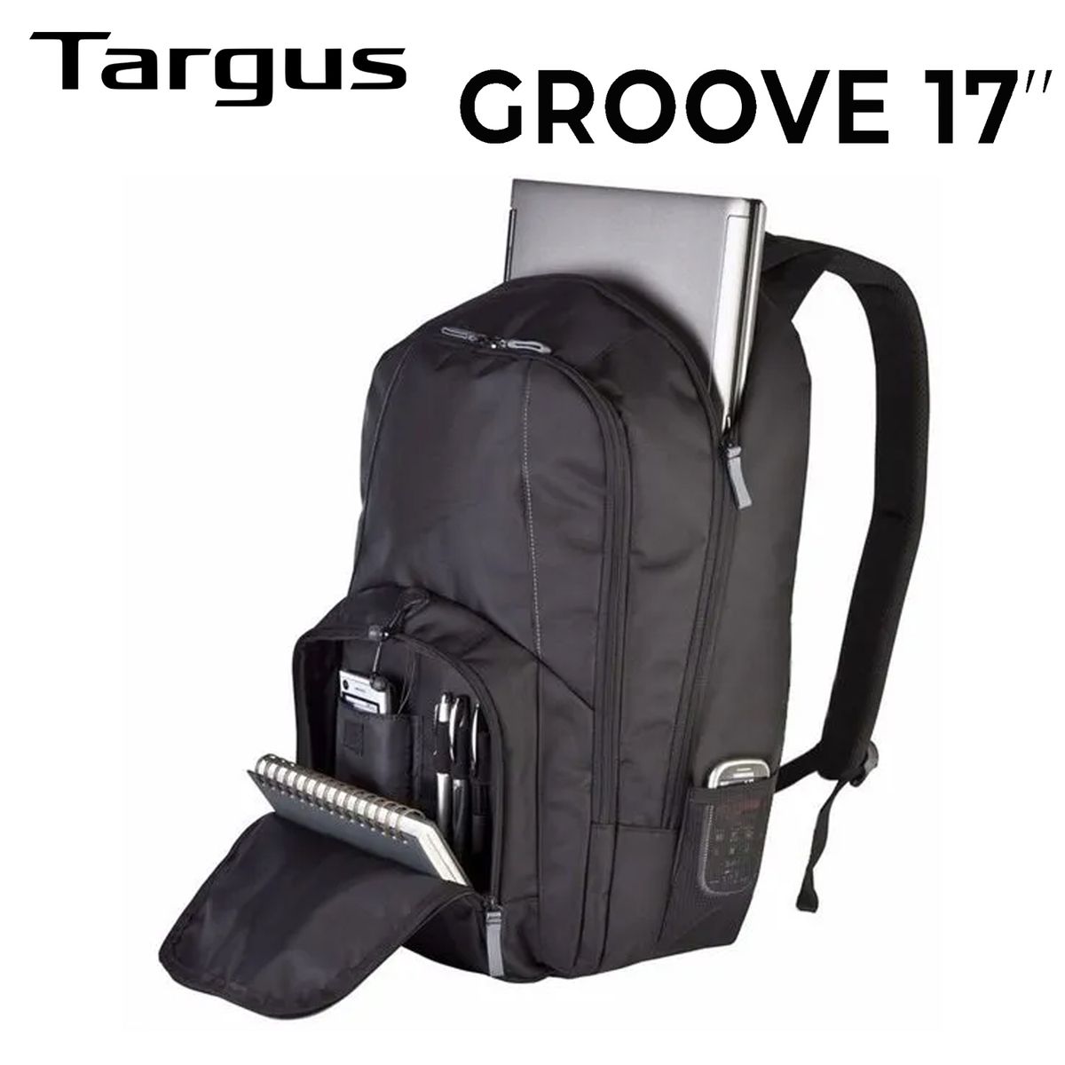 TARGUS - MOCHILA TARGUS GROOVE 17 PARA LAPTOP COLOR NEGRO