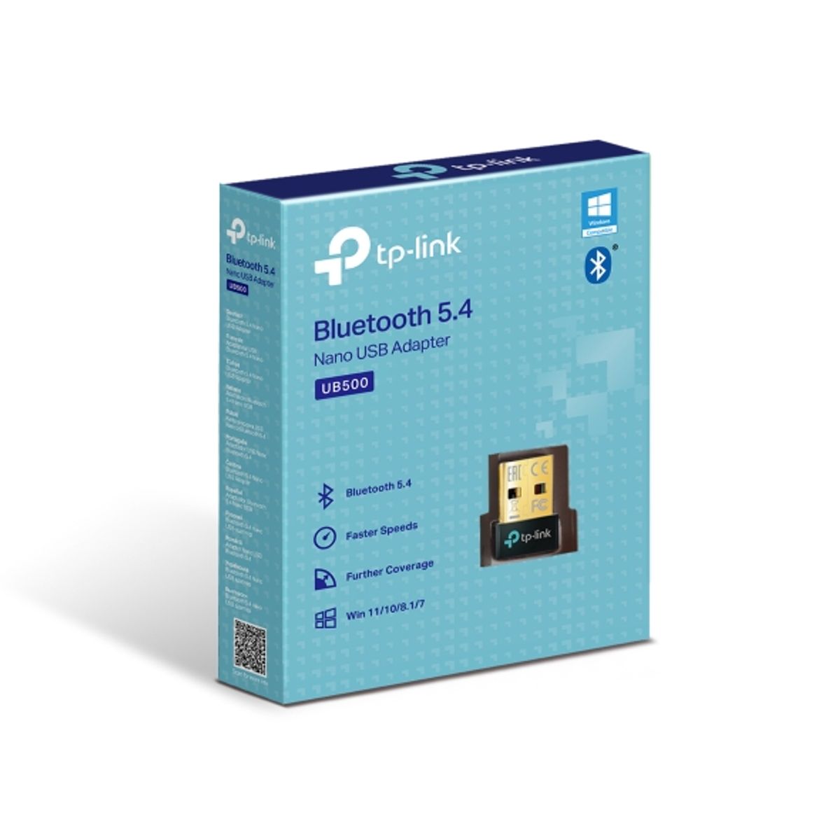 TP LINK - Adaptador Nano USB Bluetooth 5.4 UB500 TP-LINK NUEVO MODELO