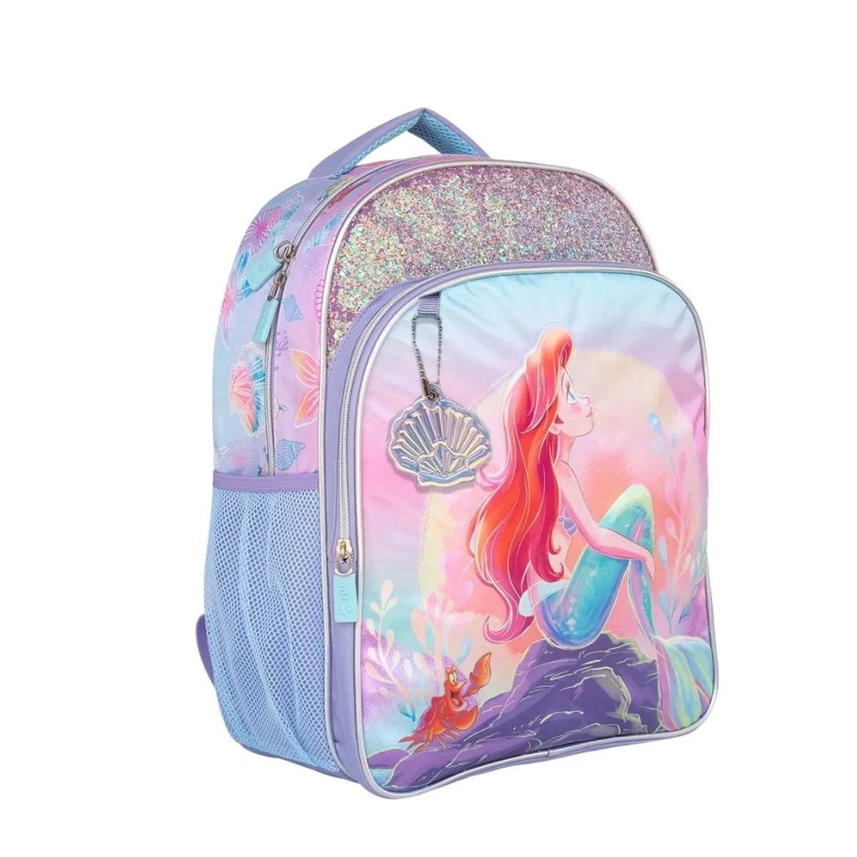 Pack Escolar Mochila Princesa Ariel La Sirenita Rosado Oficio DISNEY ...