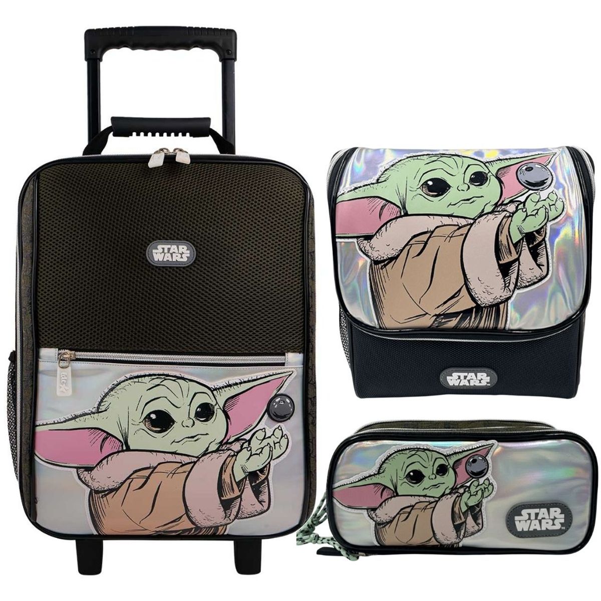 DISNEY CLASICOS - Pack Escolar Maleta Baby Yoda Star Wars Oficio